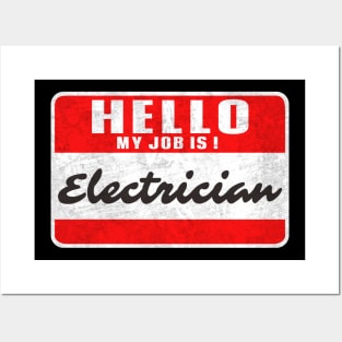 electrician Posters and Art